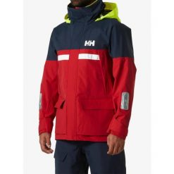 Kurtka przeciwdeszczowa męska Helly Hansen Pier 4.0 Jacket. Niebieskie kurtki męskie Helly Hansen, m, bez wzorów, sportowe, bez kaptura. Za 1,164.99 zł.