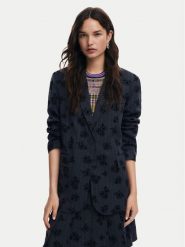 Desigual Marynarka Zagrez 24WWEW46 Szary Relaxed Fit. Szare marynarki i żakiety damskie Desigual, bez wzorów, z syntetyku, bez kołnierzyka, bez ramiączek. Za 349.99 zł.