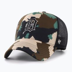 Czapka z daszkiem 47 Brand Detroit Tigers Digital Star Offside Dt. Brązowe czapki damskie 47 Brand, na zimę, bez wzorów, retro. Za 129.99 zł.