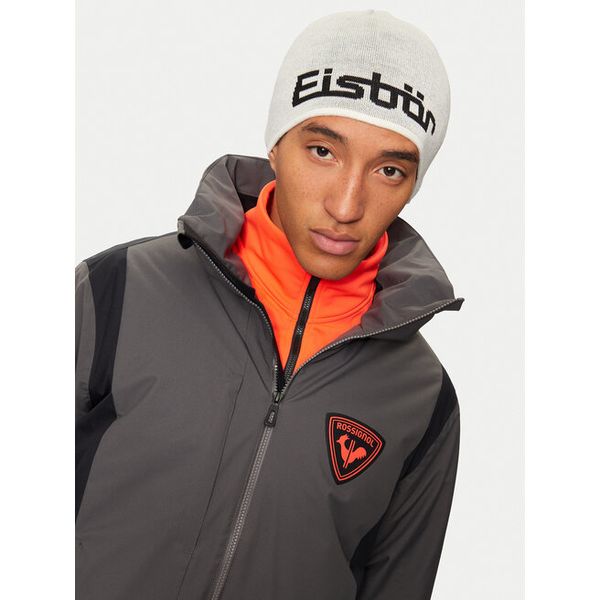 Czapka Eisbär. Szare czapki męskie Eisbar, na zimę, bez wzorów. Za 159.99 zł.