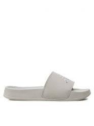 New Balance Klapki SWM200U3 Biały. Białe klapki damskie New Balance, bez wzorów, ze skóry, bez obcasa, bez zapięcia. Za 169.99 zł.