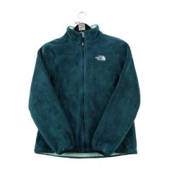 Second life - Kurtka polarowa damska Osito z wysokim kołnierzem - Jak nowy. Niebieskie kurtki sportowe damskie The North Face, m, bez wzorów, z materiału, bez ramiączek, bez kaptura, trekkingowe. Za 212.96 zł.