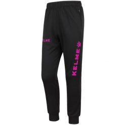 Kelme Pantalón Largo Global Negro Unisex. Czarne spodnie sportowe męskie Kelme, m, bez wzorów, z dresówki. W wyprzedaży za 146.60 zł.