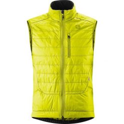 Kurtka puchowa bez rękawów Gonso Primaloft. Zielone kurtki męskie Gonso, bez wzorów, z puchu, sportowe, bez kaptura. Za 550.50 zł.