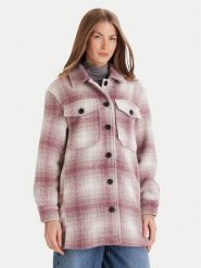 ONLY Kurtka koszulowa Catja 15360171 Różowy Loose Fit. Czerwone kurtki damskie ONLY, xl, bez wzorów, z syntetyku, bez kaptura. Za 131.99 zł.