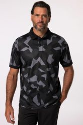 Męska Koszulka polo golf rękaw 1/2 QuickDry moro do rozm. 7XL. Czarne swetry męskie JAY-PI, m, bez wzorów, z materiału, bez kołnierzyka, bez ramiączek. Za 239.99 zł.