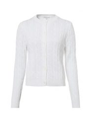 Marie Lund Kardigan Kobiety Bawełna biały, M. Białe kardigany damskie Marie Lund, m, bez wzorów, z bawełny, bez kołnierzyka. Za 249.95 zł.