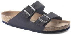 Birkenstock klapki Arizona BS 1023116 DESERT DUST INDIGO BLUE (szerokość standardowa) 45. Niebieskie klapki damskie Birkenstock, bez wzorów, bez zapięcia. Za 673.23 zł.