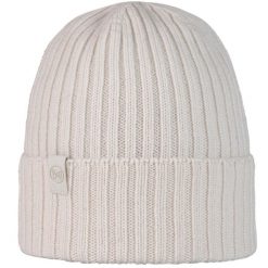 Czapka zimowa z wełny merino Norval. Niebieskie czapki damskie Buff, na zimę, bez wzorów, z wełny. Za 160.99 zł.