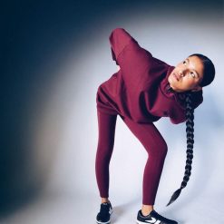 Damskie legginsy Kappa Gazib. Czerwone legginsy damskie Kappa, bez wzorów. Za 217.50 zł.