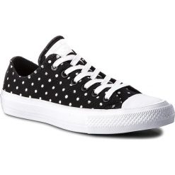 Trampki CONVERSE - Ctas II Ox 555803C Black/White/White. Czarne trampki i tenisówki damskie Converse, bez wzorów, z gumy, bez zapięcia. W wyprzedaży za 189.00 zł.