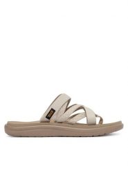 Teva Sandały Voya Zillesa 1117032 Beżowy. Brązowe sandały damskie Teva, bez wzorów, z materiału, bez obcasa, na płaskiej podeszwie, bez zapięcia. Za 209.99 zł.