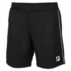 Spodnie treningowe męskie Fila Leon. Czarne spodnie materiałowe męskie Fila, bez wzorów, z dresówki. Za 274.00 zł.