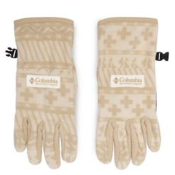 Rękawiczki Damskie Columbia. Brązowe rękawiczki damskie Columbia, bez wzorów, z dzianiny. Za 149.99 zł.