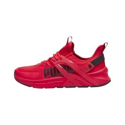 Buty Sportowe Męskie Puma Pacer+. Czerwone buty sportowe męskie Puma, bez wzorów, z materiału, bez zapięcia, do biegania. W wyprzedaży za 239.00 zł.