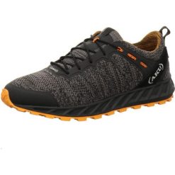 Buty trekkingowe męskie Aku Rapida Air. Czarne trekkingi męskie Aku, z materiału, bez zapięcia. Za 685.00 zł.