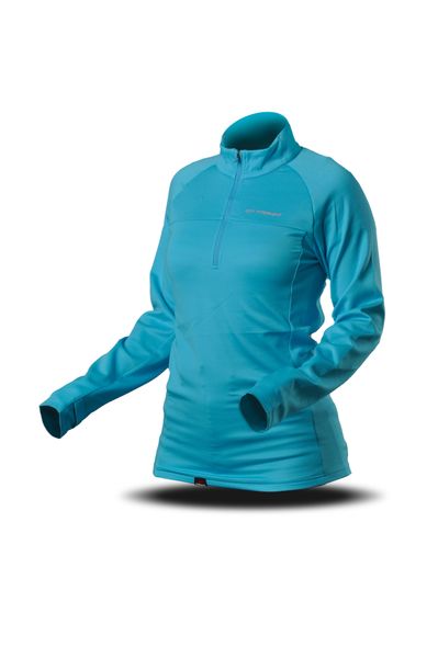 Bluza Trimm CUBE LADY. Niebieskie bluzy damskie TRIMM, na wiosnę, l, bez wzorów, z materiału, eleganckie, bez ramiączek, bez kaptura. Za 200.00 zł.