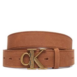 Pasek Calvin Klein. Brązowe paski męskie Calvin Klein. Za 289.99 zł.