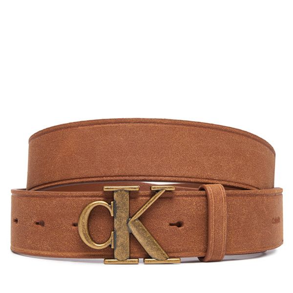 Pasek Calvin Klein. Brązowe paski męskie Calvin Klein. Za 289.99 zł.
