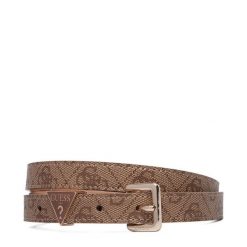 Pasek Guess. Brązowe paski damskie Guess, z aplikacjami. Za 194.99 zł.