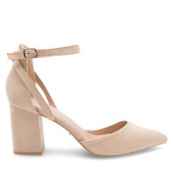 Czółenka DeeZee. Brązowe czółenka damskie DeeZee, bez wzorów, bez obcasa, bez zapięcia. Za 119.99 zł.