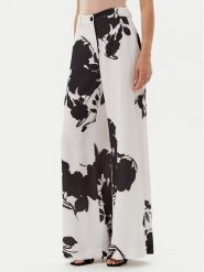 ACCESS FASHION Spodnie palazzo 53-5047-073 Biały Regular Fit. Białe spodnie materiałowe damskie ACCESS FASHION, bez wzorów, z materiału. Za 299.99 zł.