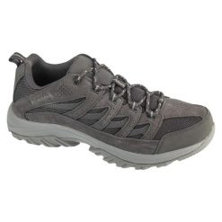 Buty trekkingowe męskie, Crestwood. Szare buty zimowe męskie Columbia, bez wzorów, bez obcasa, bez zapięcia. Za 319.99 zł.