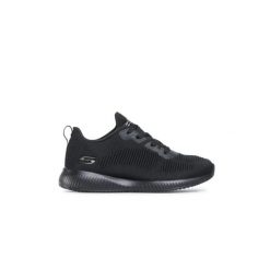 Buty damskie sportowe Skechers BOBS SQUAD. Czarne obuwie sportowe damskie Skechers, bez wzorów, bez zapięcia, trekkingowe, Skechers Sport. W wyprzedaży za 199.00 zł.