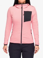 Bluza rozpinana damska CMP Solvixa. Czerwone bluzy damskie CMP, l, bez wzorów, z elastanu, bez ramiączek, bez kaptura. Za 269.49 zł.