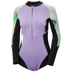 Damski 1-częściowy kostium kąpielowy z długim rękawem Helly Hansen Waterwear. Zielone rajstopy i pończochy Helly Hansen, bez wzorów, z elastanu. Za 672.50 zł.