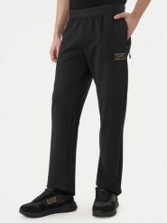 EA7 Emporio Armani Spodnie dresowe 7M001336 AF16658 UC001 Czarny Regular Fit. Czarne spodnie sportowe męskie EA7 Emporio Armani, l, bez wzorów, z dresówki. Za 669.99 zł.