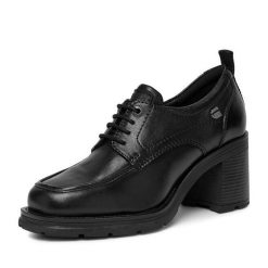 Półbuty G-Star Raw. Czarne półbuty damskie G-Star Raw, bez wzorów, retro, bez obcasa, na obcasie, bez zapięcia. Za 299.99 zł.