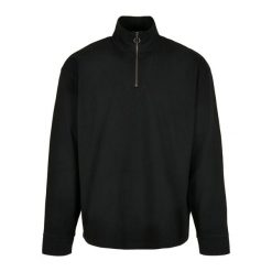 Bluza Urban Classics heavy troyer. Czarne bluzy męskie Urban Classics, m, bez wzorów, bez ramiączek, bez kaptura. Za 168.00 zł.