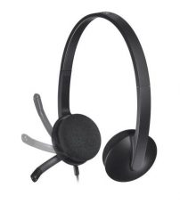 Słuchawki Logitech H340 981-000475 (kolor czarny). Czarne słuchawki bezprzewodowe Logitech. Za 106.99 zł.