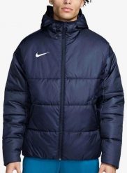 Kurtka sportowa męska Therma-Fit Academy Pro Jacket. Białe kurtki sportowe męskie Nike, na zimę, m, bez wzorów, z materiału, z kapturem, do piłki nożnej. Za 449.99 zł.