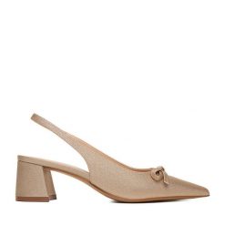 Czółenka JENNY. Żółte czółenka damskie Jenny, bez wzorów, bez obcasa, bez zapięcia. Za 139.99 zł.