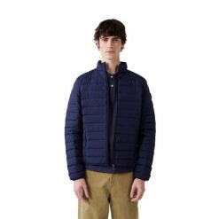 Lekka kurtka puchowa JOTT Aragon. Niebieskie kurtki męskie Jott, m, bez wzorów, z puchu, bez kaptura. W wyprzedaży za 697.50 zł.