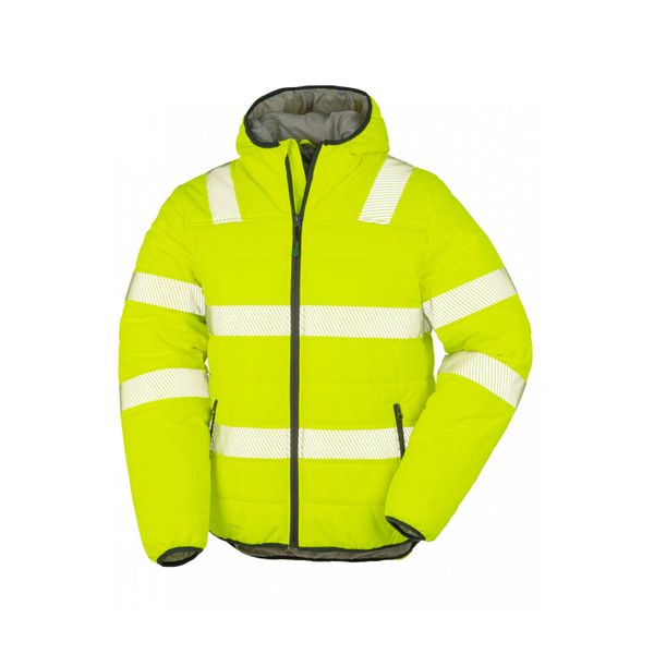 Kurtka ochronna Result Ripstop Padded. Żółte kurtki męskie RESULT, m, bez wzorów, z poliesteru, biznesowe, bez kaptura. Za 323.00 zł.