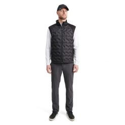 Kurtka puchowa bez rękawów Abacus Grove Hybrid. Czarne kurtki męskie Abacus, s, bez wzorów, z materiału, bez kaptura. Za 646.50 zł.