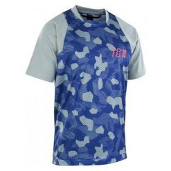 Koszulka rowerowa męska ION Scrub tidal green. Niebieskie bluzy męskie ION, m, bez wzorów, sportowe, bez ramiączek, bez kaptura. Za 179.99 zł.