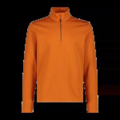 Golf męski techniczny CMP 3E15747. Brązowe swetry męskie CMP, m, bez wzorów, z materiału, klasyczne, bez kołnierzyka, bez ramiączek. Za 233.00 zł.