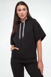 Bluza damska z krótkim rękawem ARMANI EXCHANGE. Bluzy damskie Armani Exchange, xs, bez wzorów, bez ramiączek, bez kaptura. W wyprzedaży za 317.40 zł.