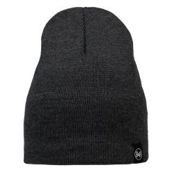 Czapka BUFF KNITTED & FLEECE BAND BEANIE LILON SHORT. Szare czapki damskie Buff, bez wzorów, sportowe. W wyprzedaży za 83.93 zł.