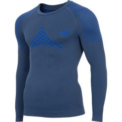 Bielizna bezszwowa męska (góra) BIMB301G - granat. Bielizna sportowa męska 4F, m, bez wzorów, z dzianiny. W wyprzedaży za 59.99 zł.