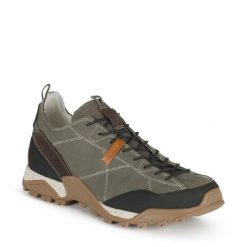 Buty sportowe trekkingowe męskie Aku Nativa lekkie wytrzymałe. Zielone buty sportowe męskie Aku, bez wzorów, bez obcasa, bez zapięcia. Za 399.00 zł.