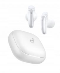 Słuchawki Anker ANKER Soundcore Liberty Buds white Bluetooth Semi In-Ears ANC Tłumaczenie na żywo Tryb przezroczystości Spatial Audio Wykrywanie nosze. Białe słuchawki bezprzewodowe Anker. Za 404.46 zł.
