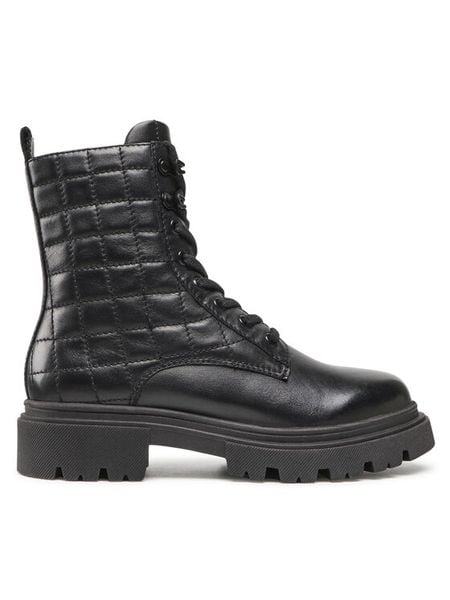 Lasocki Trapery EST-DONNA-04 Czarny. Czarne trapery damskie Lasocki, ze skóry, bez zapięcia. Za 139.99 zł.