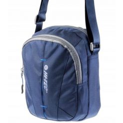 Saszetka na ramię HI-TEC SAQUET. Niebieskie saszetki i nerki męskie Hi-tec, z materiału, na ramię. Za 30.99 zł.
