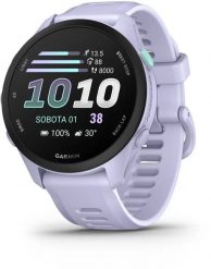 Zegarek sportowy Garmin Forerunner 70 Fioletowy (010-04307-03). Fioletowe zegarki sportowe Garmin, bez wzorów. Za 975.56 zł.