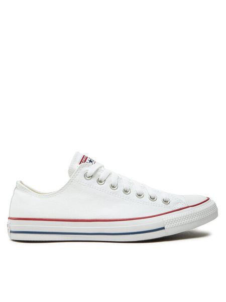 Converse Trampki All Star Ox M7652C Biały. Białe trampki męskie Converse, bez wzorów, z materiału, retro, bez zapięcia. Za 251.99 zł.